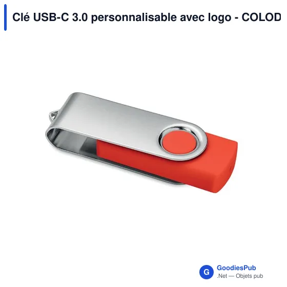 Clé USB-C 3.0 personnalisable avec logo - COLODRI - Image 12