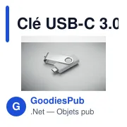 Clé USB-C 3.0 personnalisable avec logo - COLODRI - Miniature 4