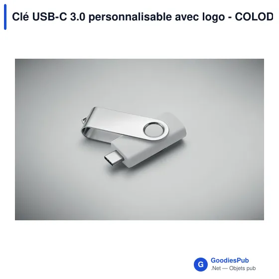 Clé USB-C 3.0 personnalisable avec logo - COLODRI - Image 4