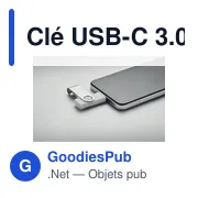 Clé USB-C 3.0 personnalisable avec logo - COLODRI - Miniature 5