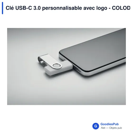 Clé USB-C 3.0 personnalisable avec logo - COLODRI - Image 5