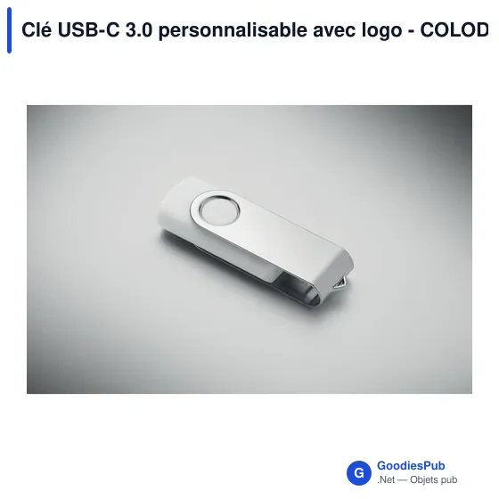 Clé USB-C 3.0 personnalisable avec logo - COLODRI - Image 6