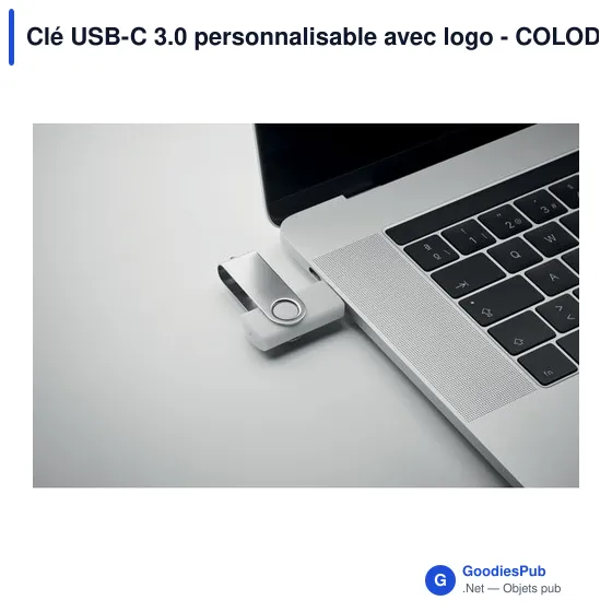 Clé USB-C 3.0 personnalisable avec logo - COLODRI - Image 7