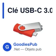 Clé USB-C 3.0 personnalisable avec logo - COLODRI - Miniature 8