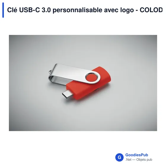 Clé USB-C 3.0 personnalisable avec logo - COLODRI - Image 10