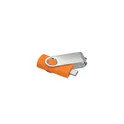 Variante orange - Clé USB-C 3.0 personnalisable avec logo - COLODRI