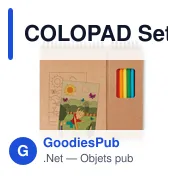 COLOPAD Set de coloriage avec bloc - Miniature 1
