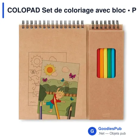 COLOPAD Set de coloriage avec bloc