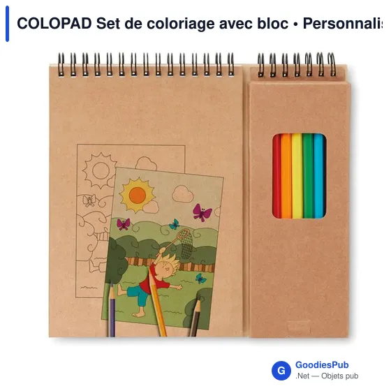 COLOPAD Set de coloriage avec bloc - Image 1
