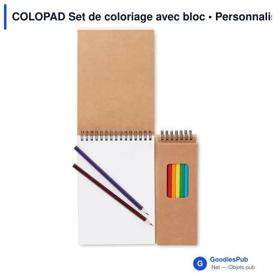 COLOPAD Set de coloriage avec bloc - Image 2