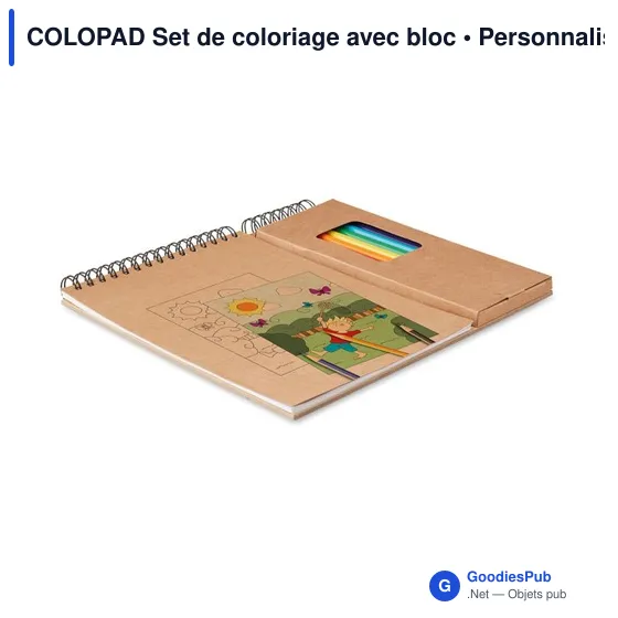 COLOPAD Set de coloriage avec bloc - Image 3