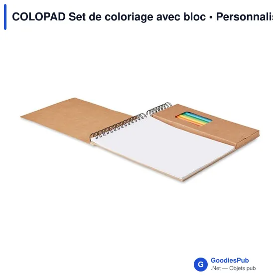 COLOPAD Set de coloriage avec bloc - Image 4