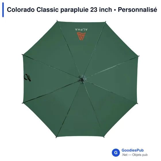 Parapluie personnalisable Colorado Classic 23 inch avec logo - Image 2