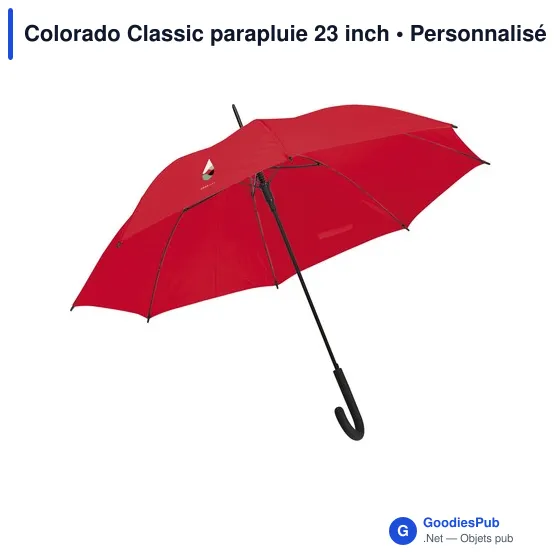 Parapluie personnalisable Colorado Classic 23 inch avec logo - Image 3