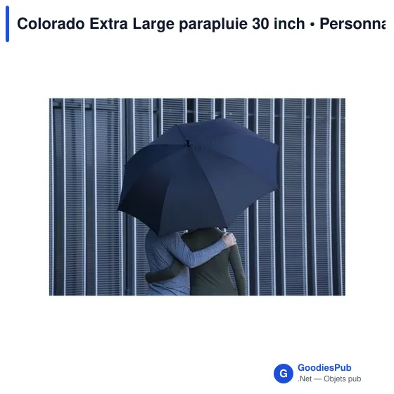 Parapluie extra large personnalisable Colorado avec logo - Image 1