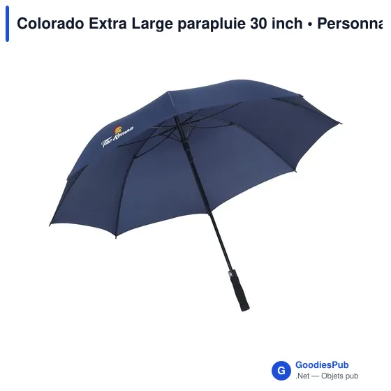 Parapluie extra large personnalisable Colorado avec logo - Image 2