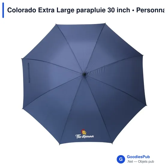Parapluie extra large personnalisable Colorado avec logo - Image 3