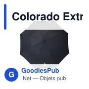 Parapluie extra large personnalisable Colorado avec logo - Miniature 5