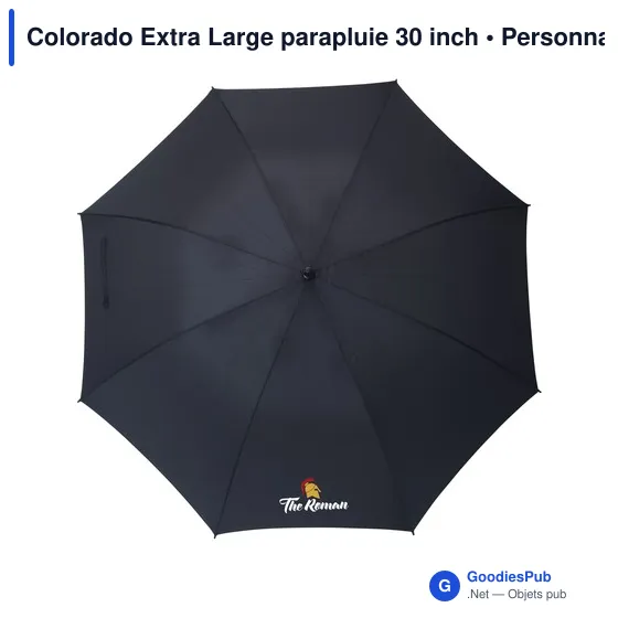 Parapluie extra large personnalisable Colorado avec logo - Image 5