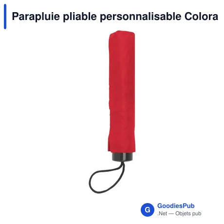Parapluie pliable personnalisable Colorado Mini avec logo