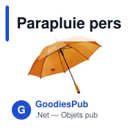 Parapluie personnalisable Colorado 23,5 inch avec logo - Miniature 1