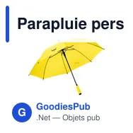 Parapluie personnalisable Colorado 23,5 inch avec logo - Miniature 4