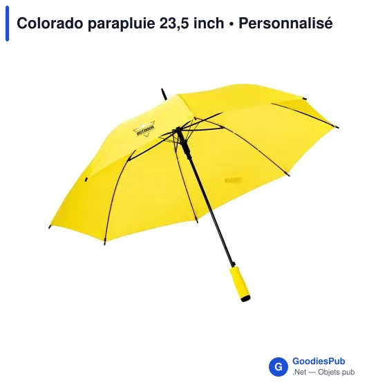 Parapluie personnalisable Colorado 23,5 inch avec logo - Image 4