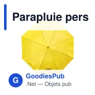 Parapluie personnalisable Colorado 23,5 inch avec logo - Miniature 5