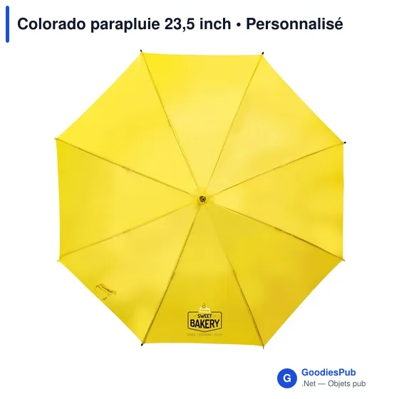 Parapluie personnalisable Colorado 23,5 inch avec logo - Image 5