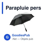 Parapluie personnalisable Colorado 23,5 inch avec logo - Miniature 6