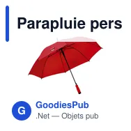 Parapluie personnalisable Colorado 23,5 inch avec logo - Miniature 8