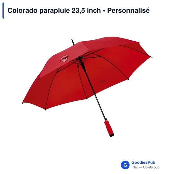 Parapluie personnalisable Colorado 23,5 inch avec logo - Image 8