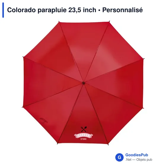 Parapluie personnalisable Colorado 23,5 inch avec logo - Image 9