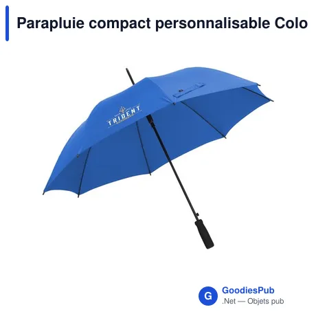 Parapluie compact personnalisable Colorado RCS avec logo