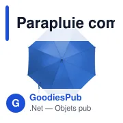 Parapluie compact personnalisable Colorado RCS avec logo - Miniature 4