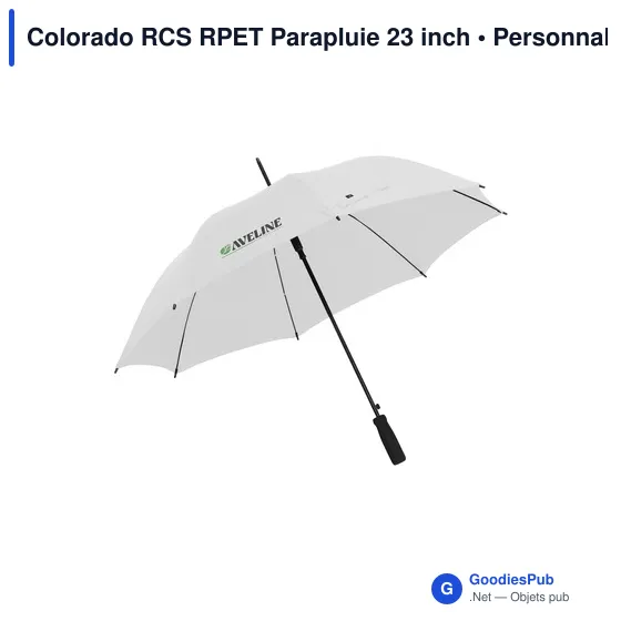 Parapluie compact personnalisable Colorado RCS avec logo - Image 5
