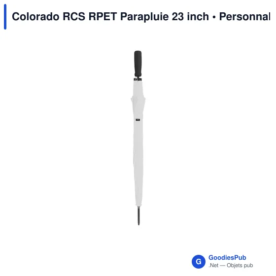 Parapluie compact personnalisable Colorado RCS avec logo - Image 6