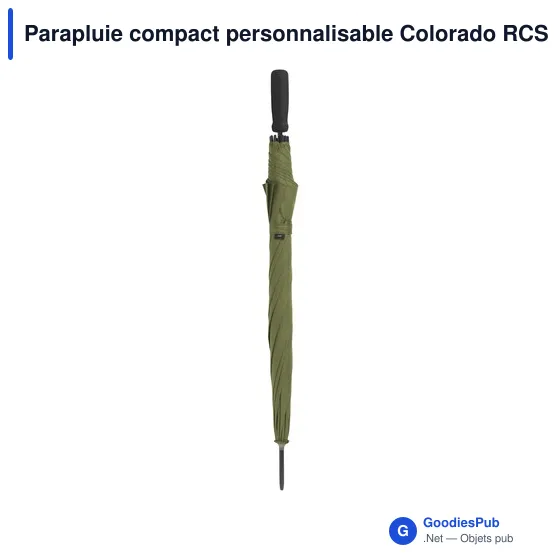 Parapluie compact personnalisable Colorado RCS avec logo - Image 10