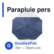 Parapluie personnalisable Colorado XL RCS RPET avec logo - Miniature 11