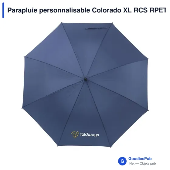 Parapluie personnalisable Colorado XL RCS RPET avec logo - Image 11