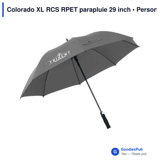 Parapluie personnalisable Colorado XL RCS RPET avec logo - Image 12