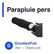Parapluie personnalisable Colorado XL RCS RPET avec logo - Miniature 3