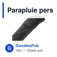 Parapluie personnalisable Colorado XL RCS RPET avec logo - Miniature 4