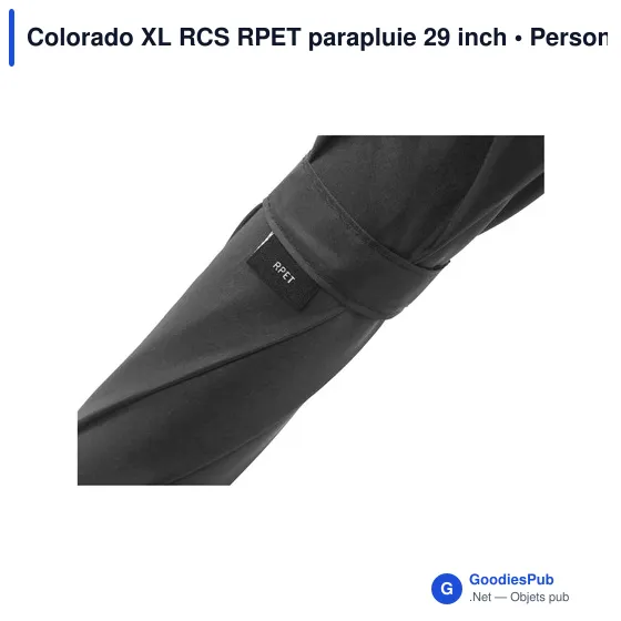 Parapluie personnalisable Colorado XL RCS RPET avec logo - Image 4