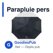 Parapluie personnalisable Colorado XL RCS RPET avec logo - Miniature 6