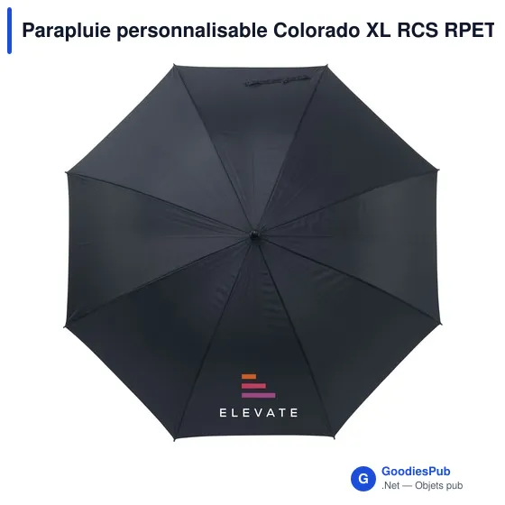 Parapluie personnalisable Colorado XL RCS RPET avec logo - Image 6