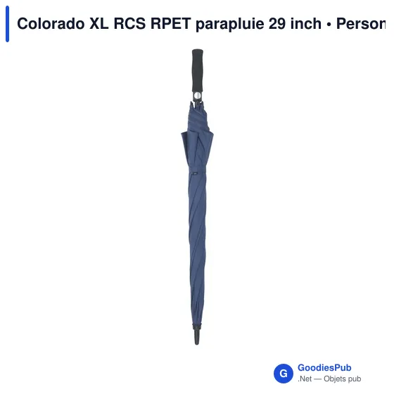 Parapluie personnalisable Colorado XL RCS RPET avec logo - Image 7