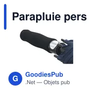 Parapluie personnalisable Colorado XL RCS RPET avec logo - Miniature 8