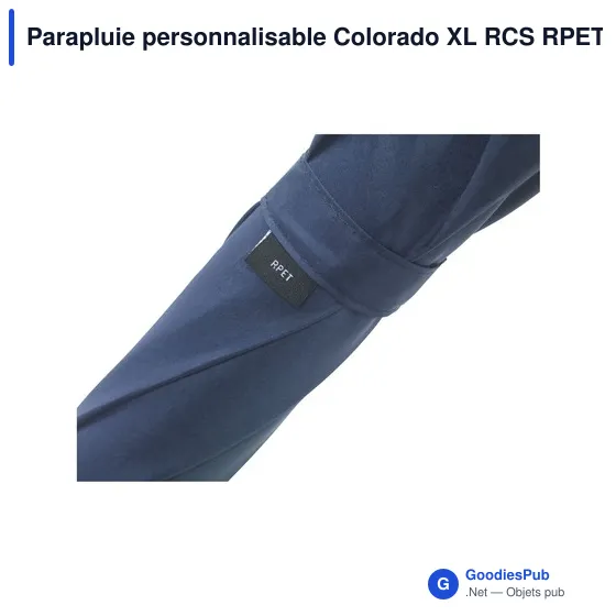 Parapluie personnalisable Colorado XL RCS RPET avec logo - Image 9