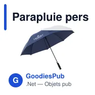 Parapluie personnalisable Colorado XL RCS RPET avec logo - Miniature 10